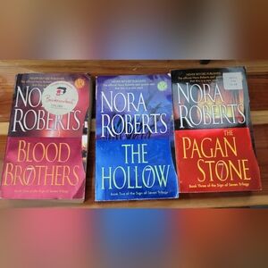 Nora Roberts Book Set - The Hollow, Red Lily, Pagan Stone